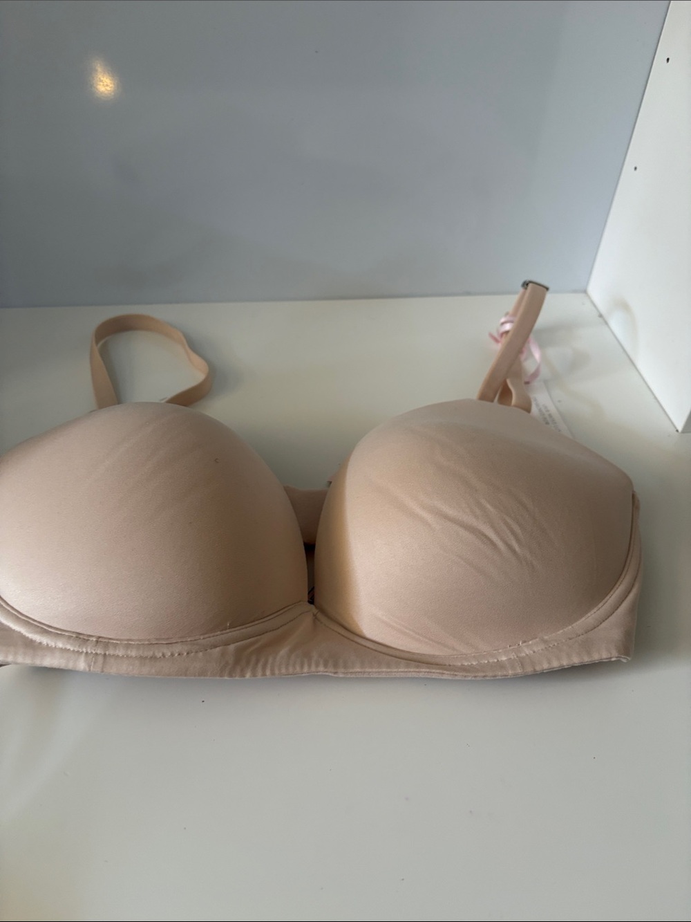 Victoria's Secret Light Beige Padded Strapless Convertible Bra